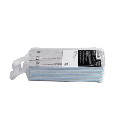 Limas de uñas cebra 2 caras lavables 180/180 - lote de 30 unidades