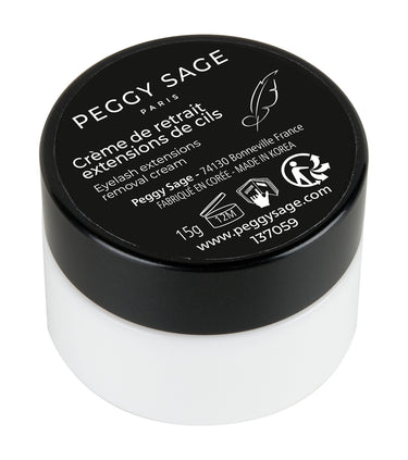 Crema para retirar extensiones de pestañas