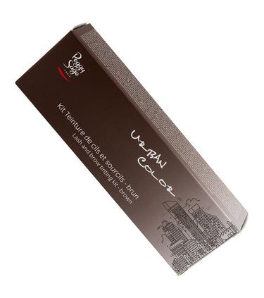 Kit de tinte de pestañas y cejas - marrón