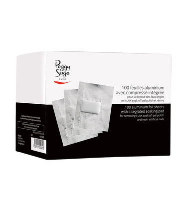 100 hojas de aluminio con compresa integrada