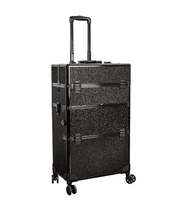 Maleta profesional trolley Studio - black glitter