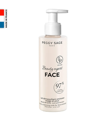 Leche desmaquilladora cremosa rostro y ojos BEAUTY EXPERT FACE - Manteca de karité - Todo tipo de piel