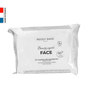 25 toallitas desmaquilladoras BEAUTY EXPERT FACE - rostro y ojos