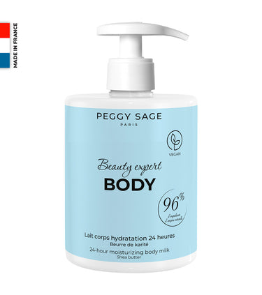 Leche corporal hidratante 24 horas BEAUTY EXPERT BODY - manteca de karité