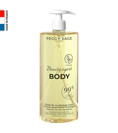 Aceite de modelado cuerpo con aceite esencial de naranjo BEAUTY EXPERT BODY - aceite de nuez de macadamia