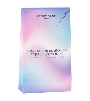 Estuche de 10 mascarillas para rostro y cuerpo